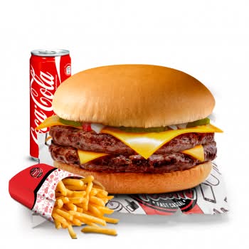 MENU DOUBLE CHEESE