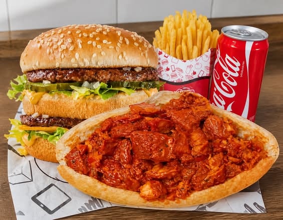 Formule Double Sandwich+Burger